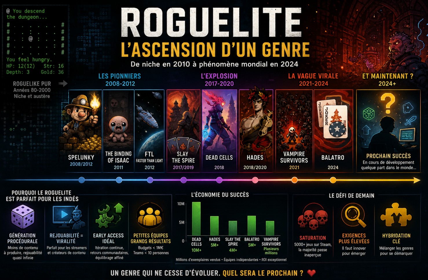 Comment le roguelite a tout gagné dans le jeu indépendant ?