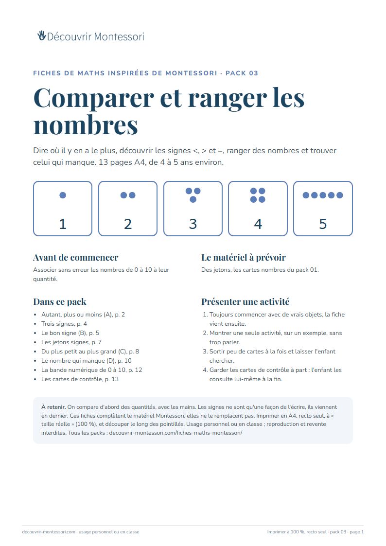 Première page du pack 03