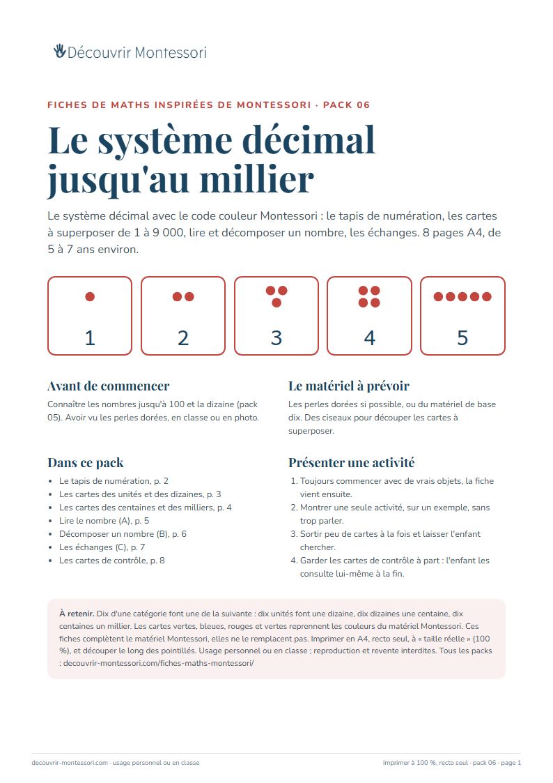 Première page du pack 06
