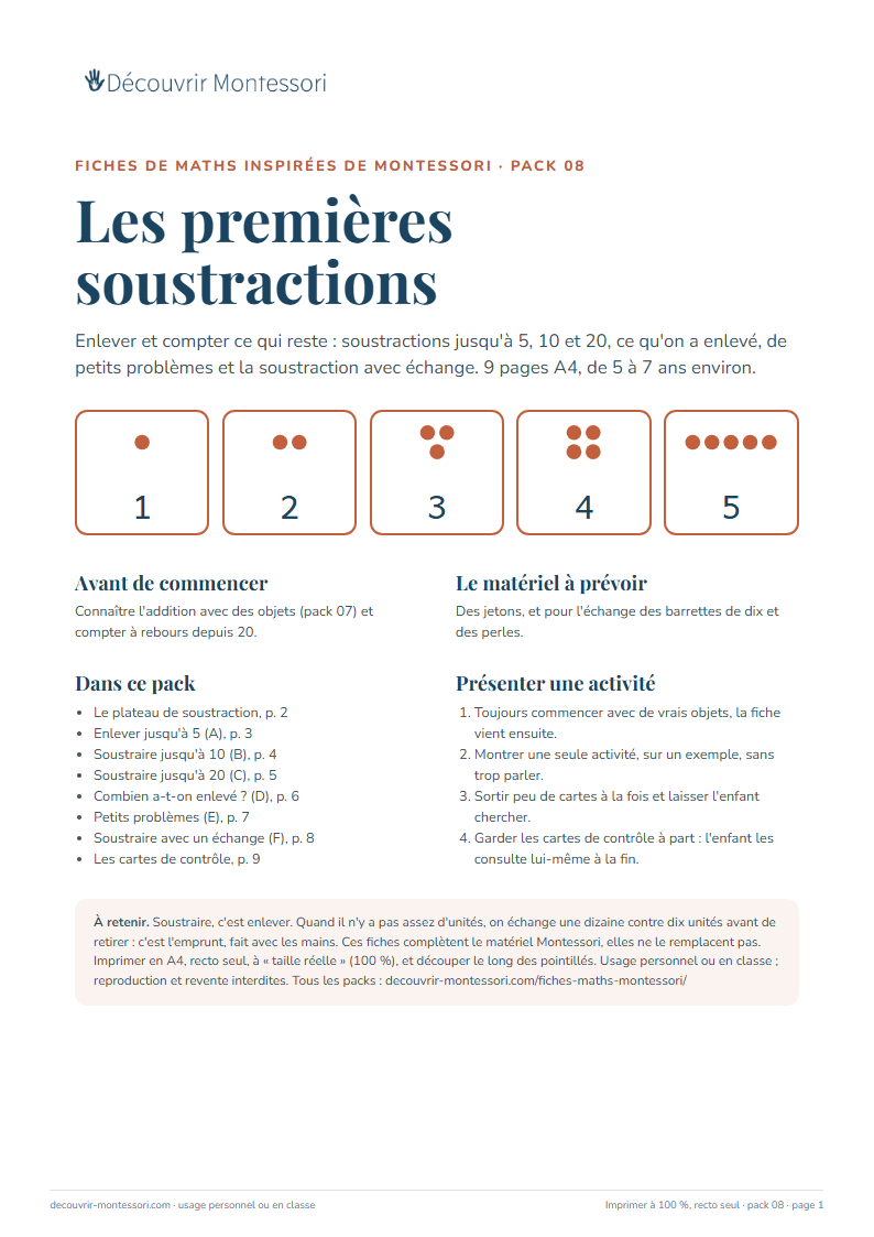 Première page du pack 08