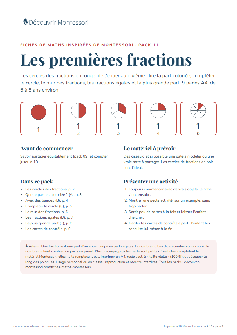 Première page du pack 11