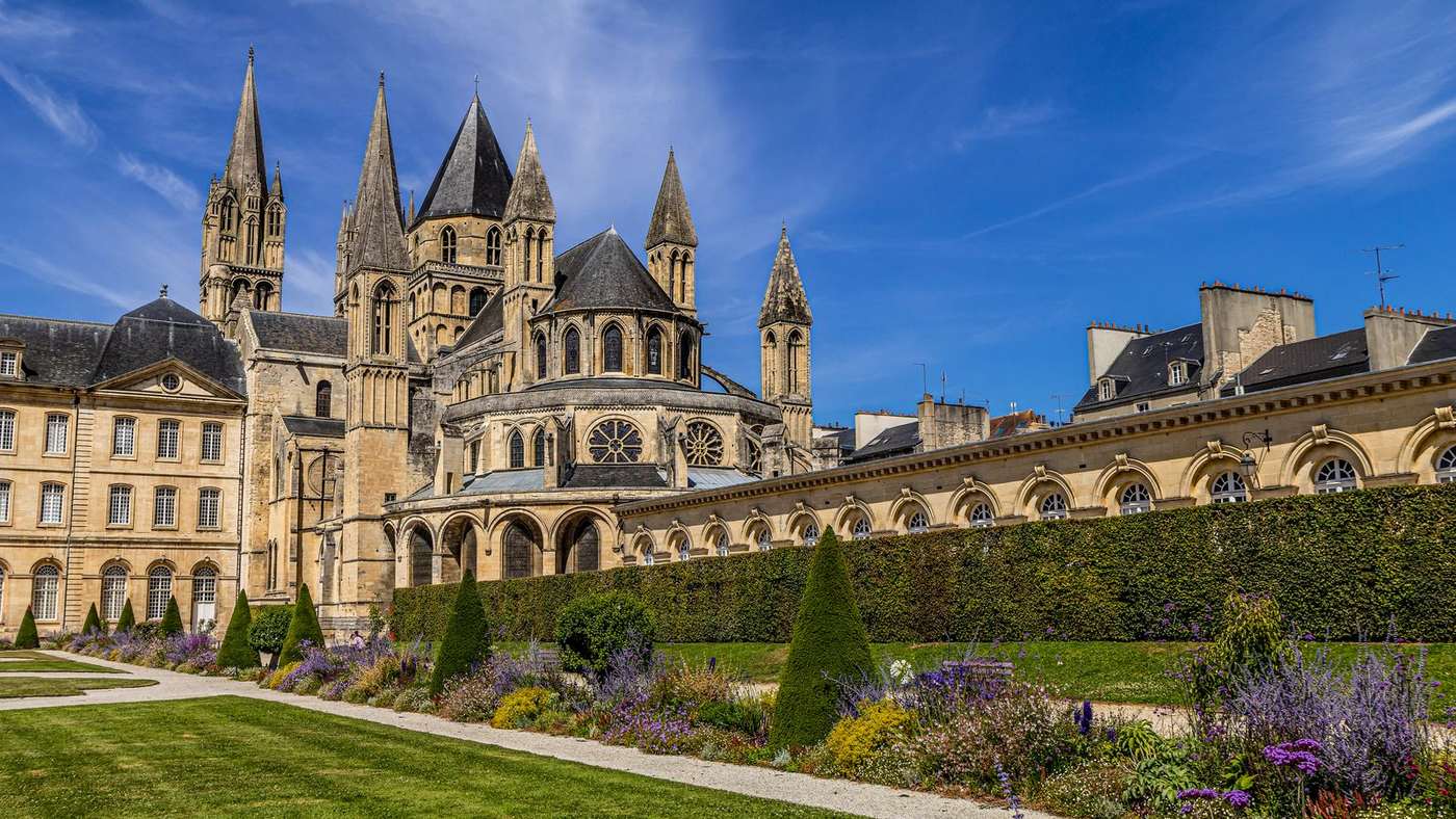 L'abbaye aux Hommes et ses jardins, à Caen